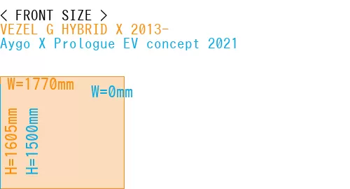#VEZEL G HYBRID X 2013- + Aygo X Prologue EV concept 2021